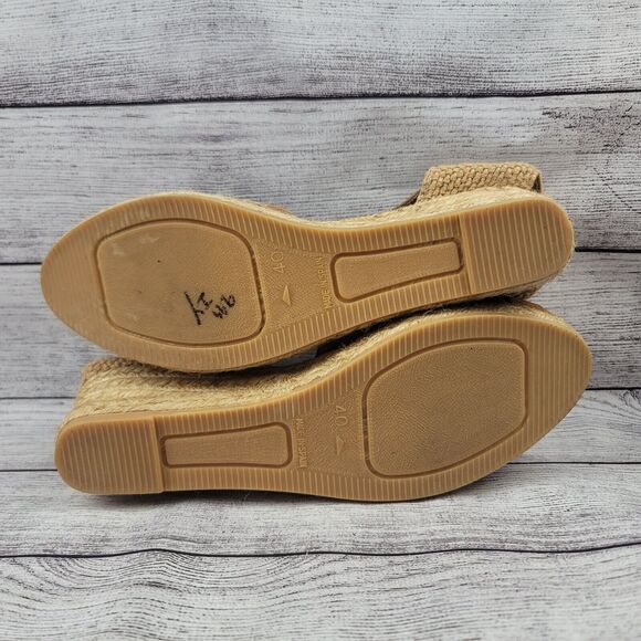 Viscata Espadrilles Tan Size EU 40 US 9 Suede - Picture 6 of 7